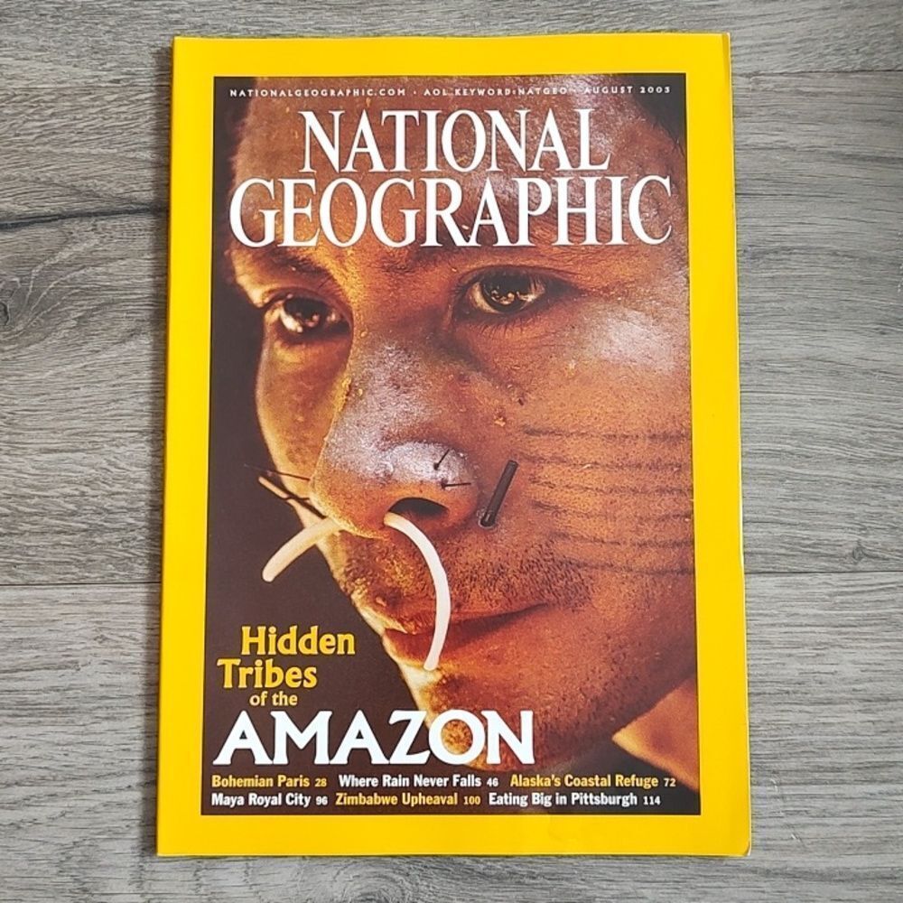 FREE With Purchase - August 2003 National Geographic Magazine